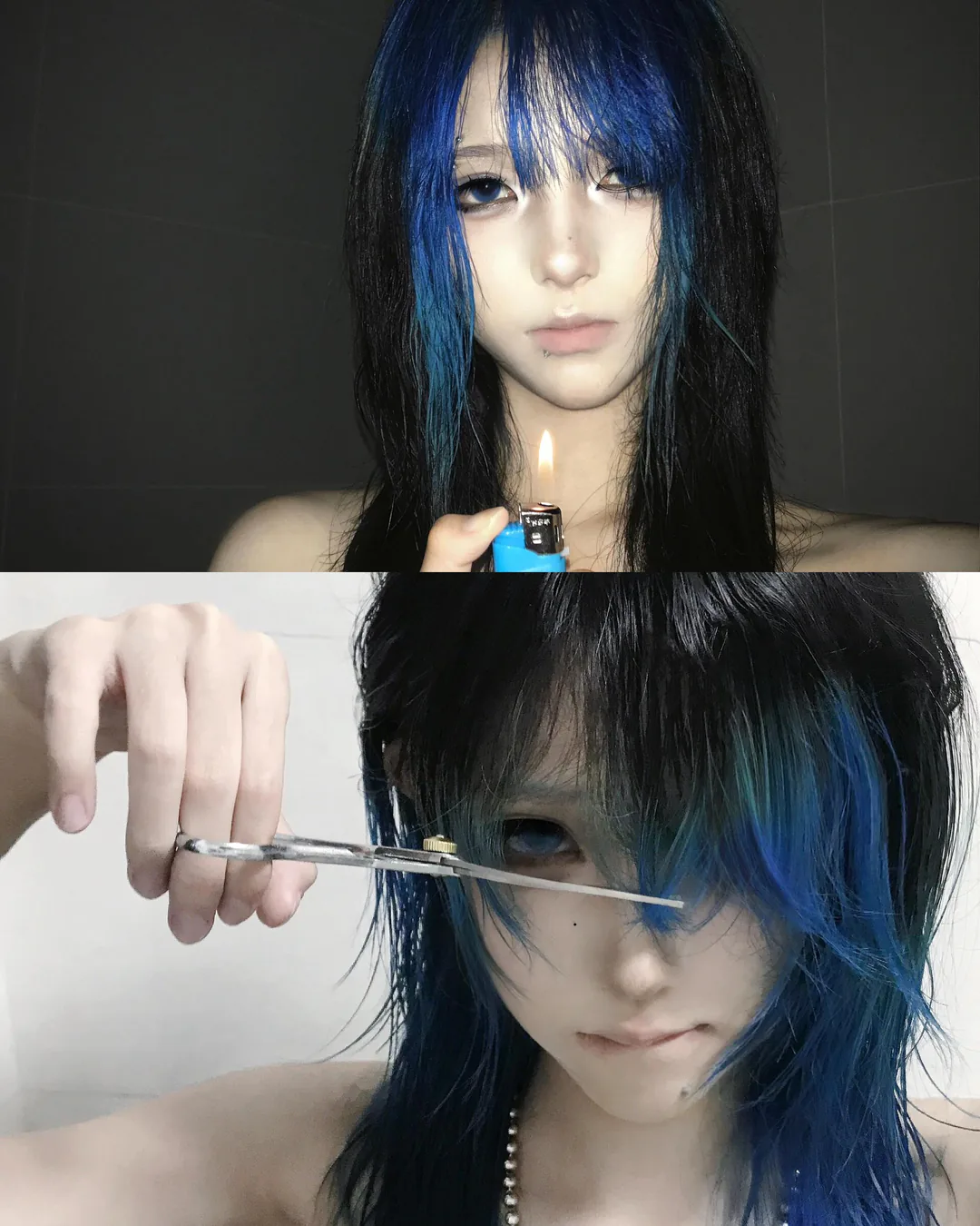 Sapphire hair color
