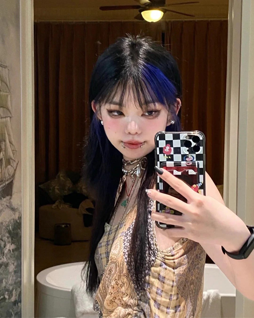 Sapphire hair color