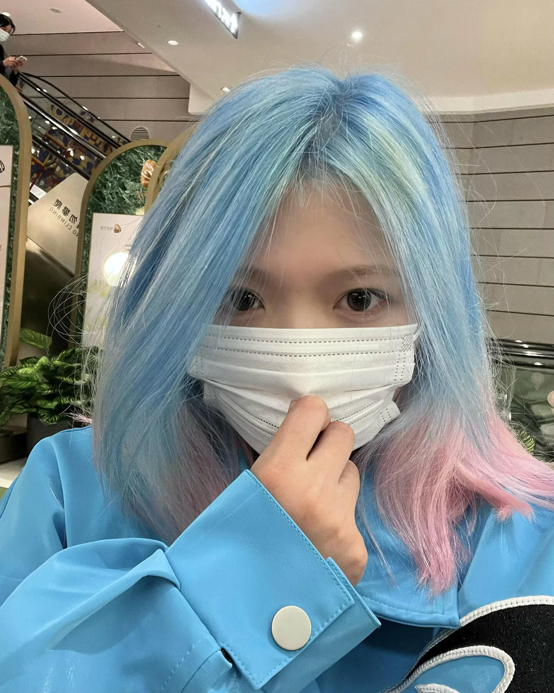 Ice Denim hair color