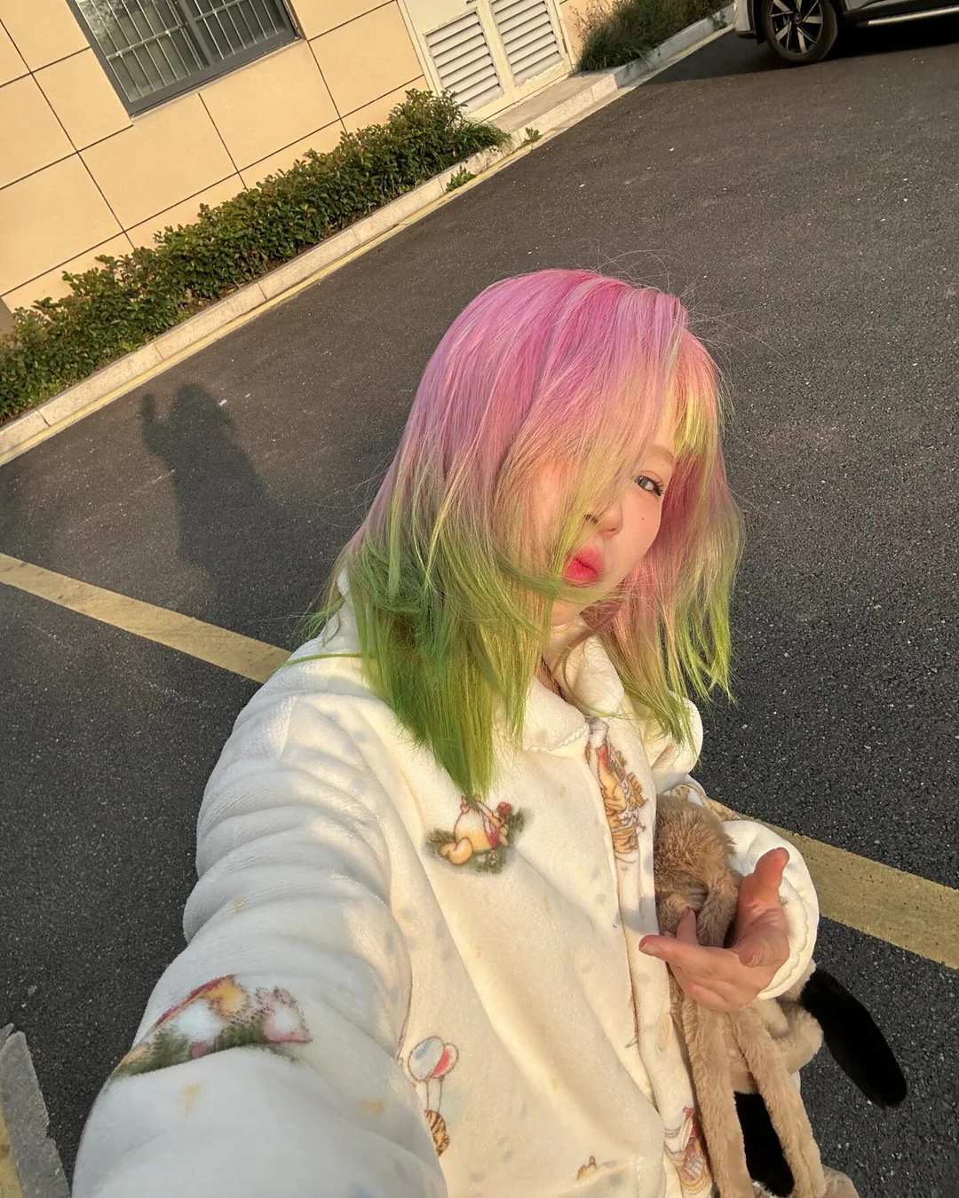 Bubblegum hair color
