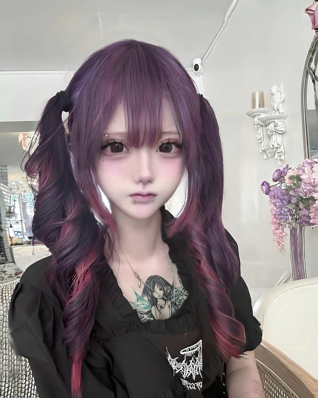 Dark Rose hair color