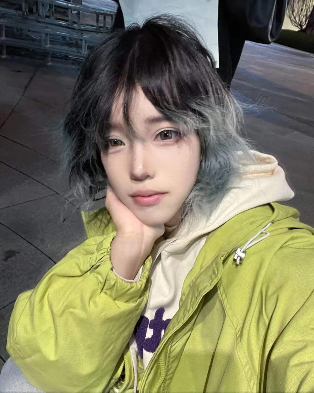 Blueberry Milk hair color