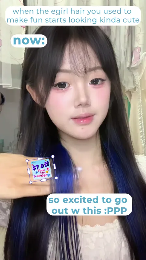 Sapphire hair color