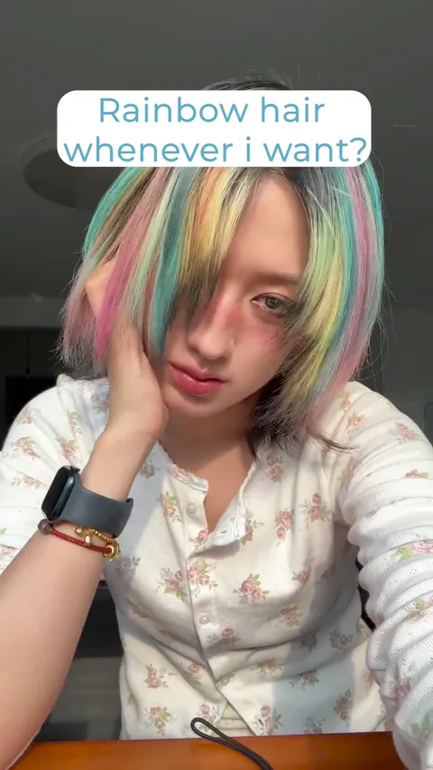 Bubblegum hair color