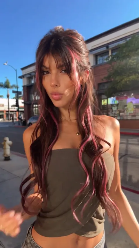 Rose Sorbet hair color