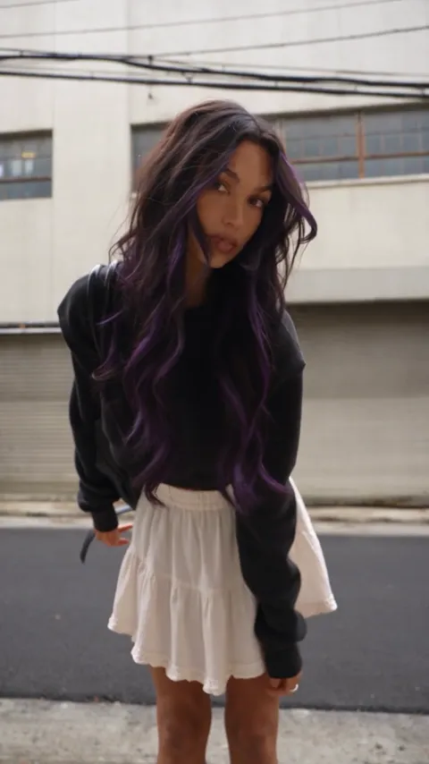 Amethyst hair color